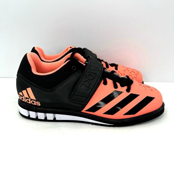 Adidas Women's Powerlift 3 Weightlifting Shoe Sun Glow/Black - Picture 1 of 10